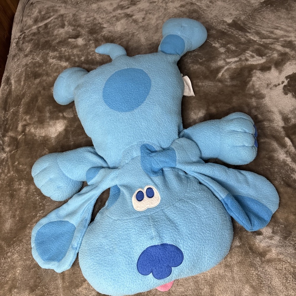 Vintage Crown Crafts Blue's Clues Fleece Pillow Pal Jumbo Plush Toy 28" - Picture 2 of 9